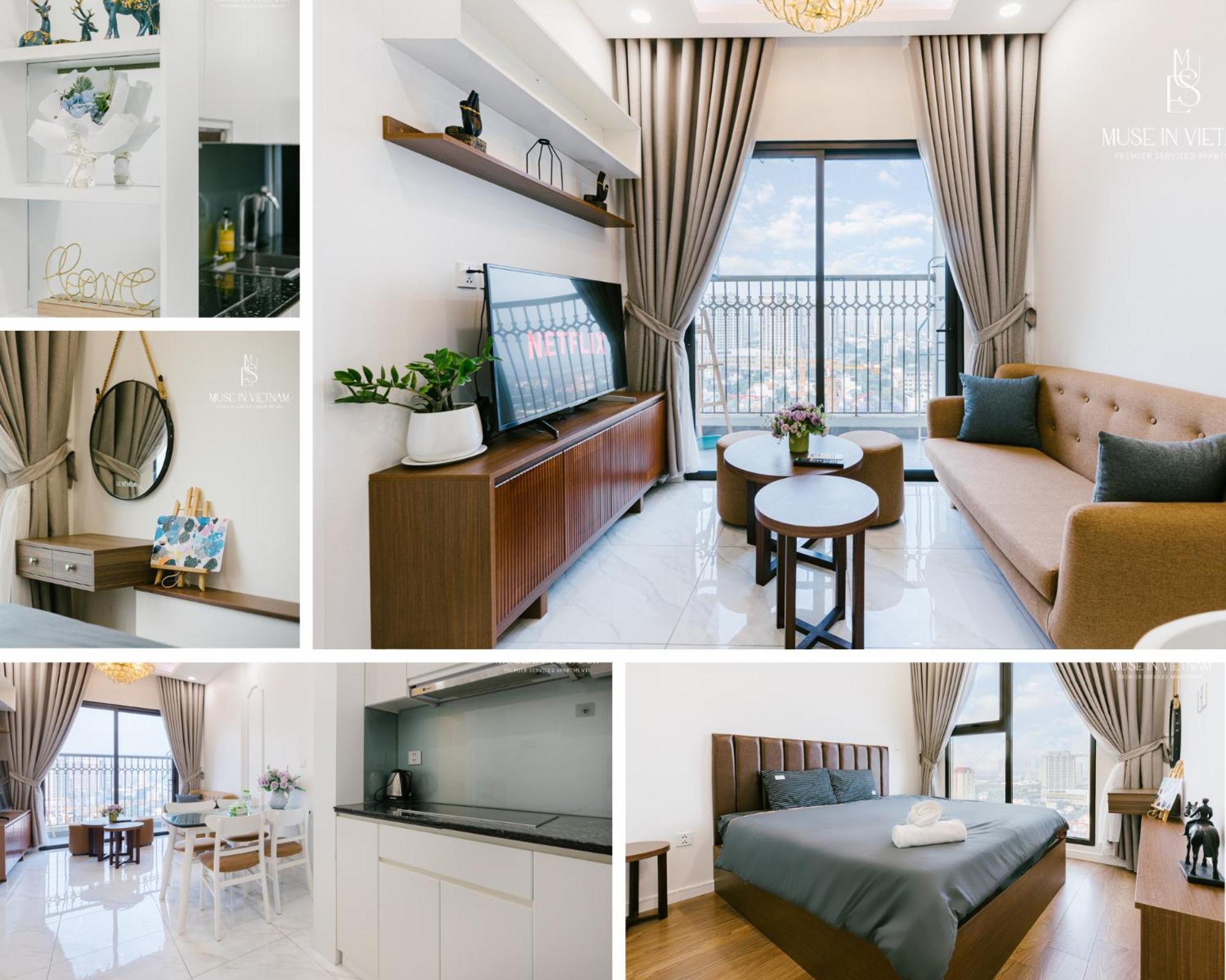 Muse Hanoi Lake View Luxury Apartment - D' Eldorado الغرفة الصورة